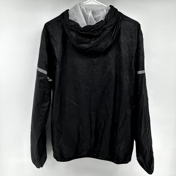 Zyia Active Rain Jacket Windbreaker Reflective Softshell Zip Hood Camo Black 2X - Picture 3 of 3